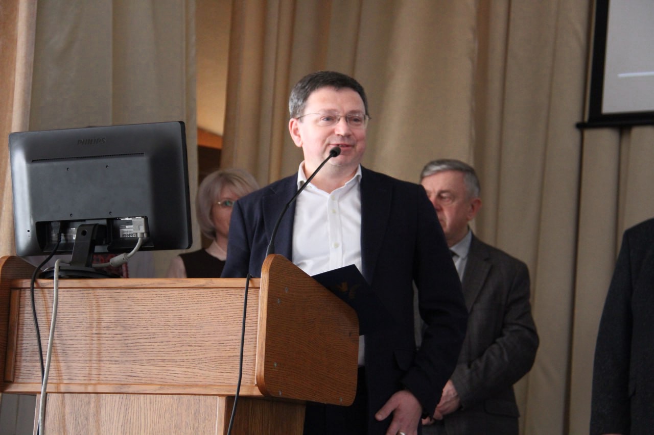 Rektor TNPU Bohdan Buiak pid chas vitalnoho slova